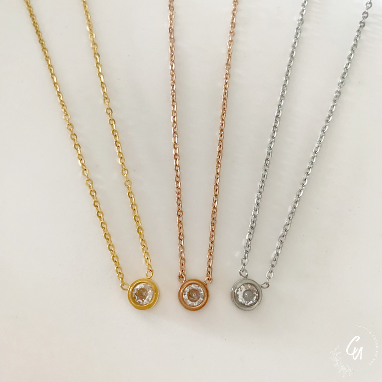 Zirconia stone Necklace