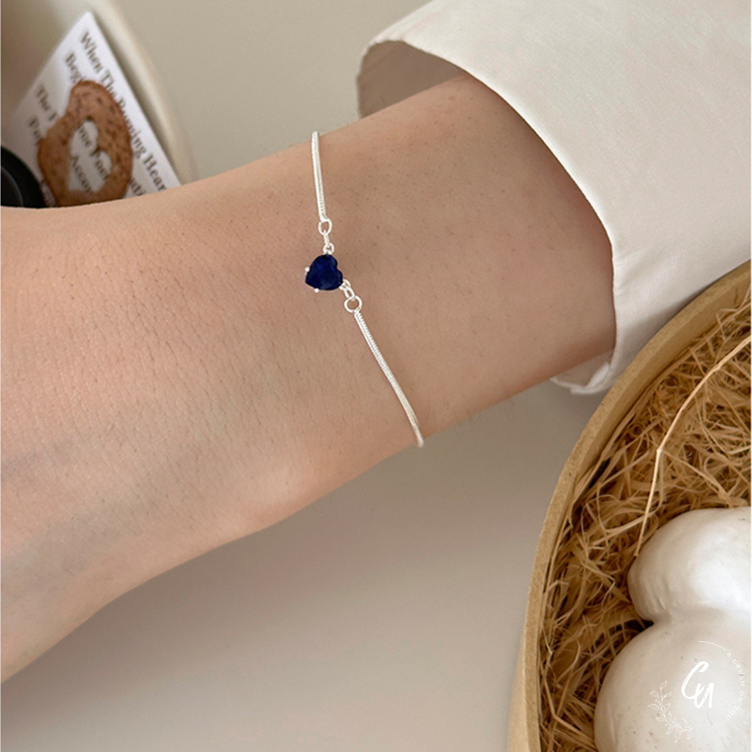 [7/19 (Fri) - NEW] Heart Zircon Bracelet