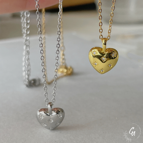 Heart Zirconia Necklace