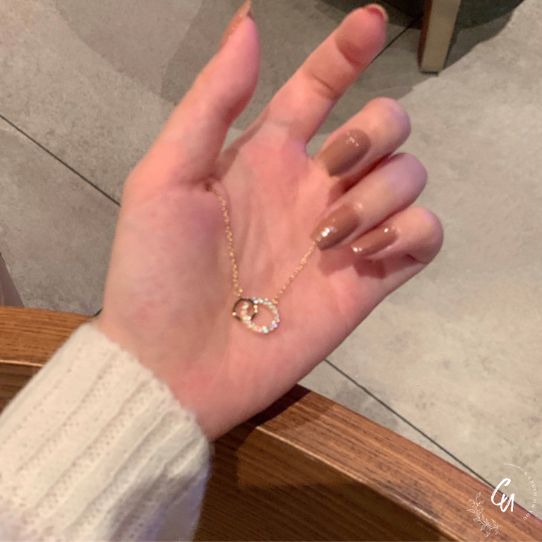 Interlocking Rings Necklace