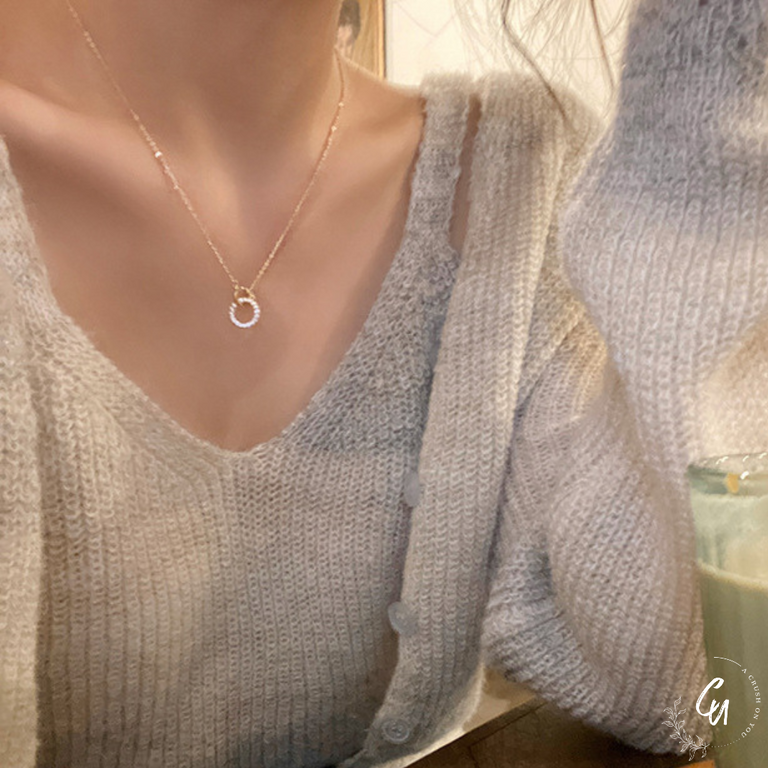 Interlocking Rings Necklace