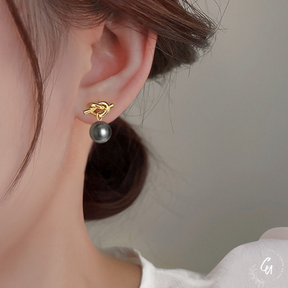 [Restock from 10/10 (Thu)] Knot Pearl Pierce