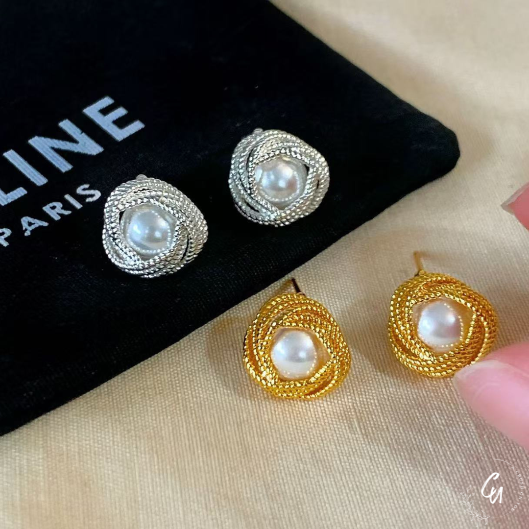 【8/12(火)〜NEW】Lace Pearl Pierce