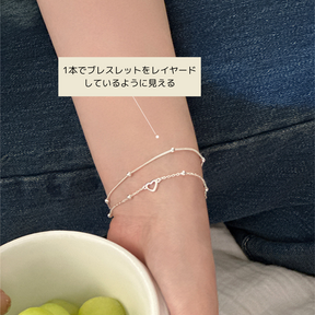 【7/19(金)〜NEW】Layer Heart Bracelet