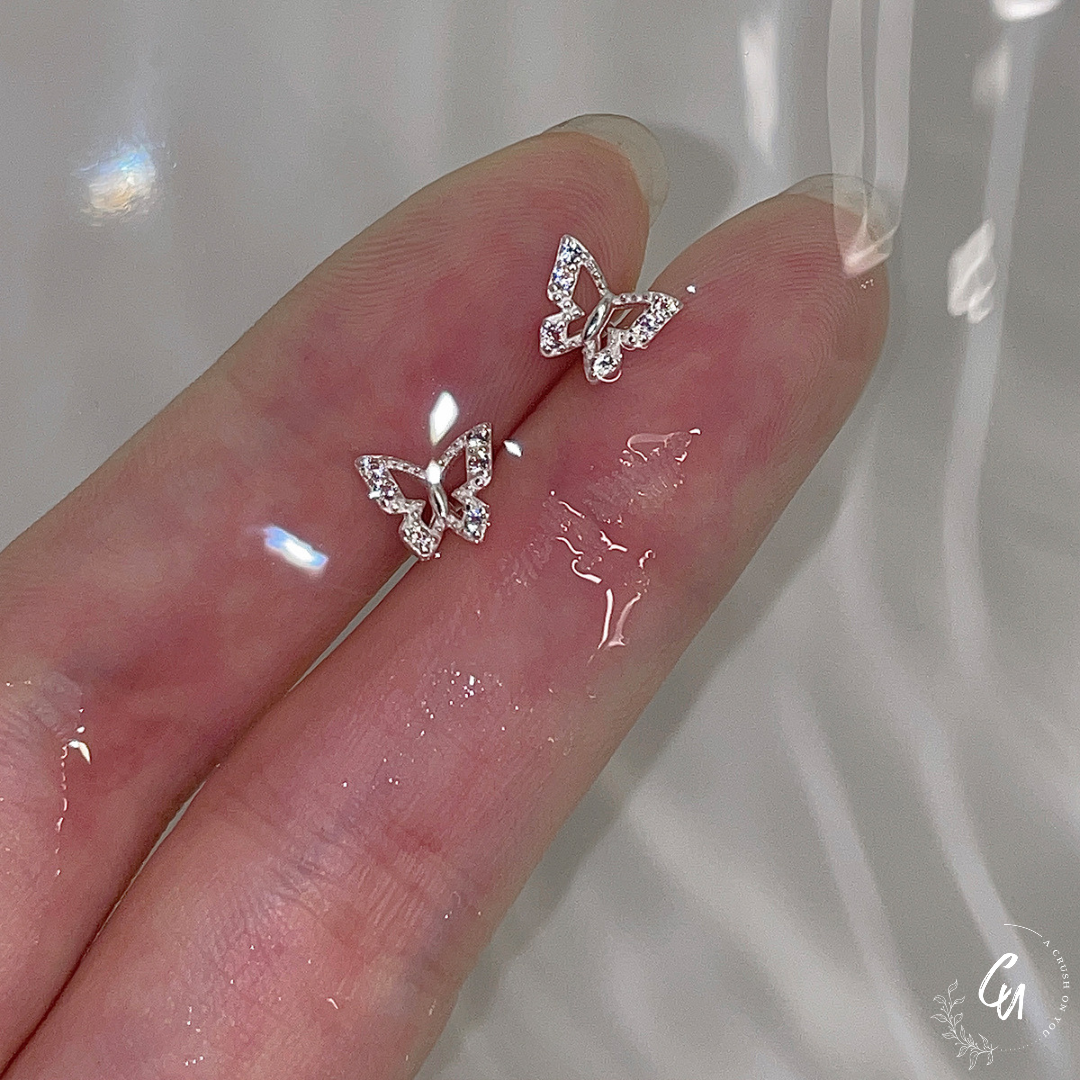 【10/10(木)〜再入荷】Butterfly Zircon Pierce