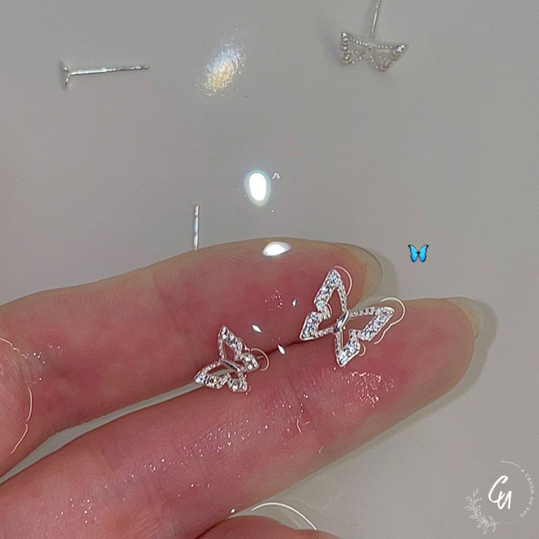 [10/10 (Thu) ~ Restock] Butterfly Zircon Pierce