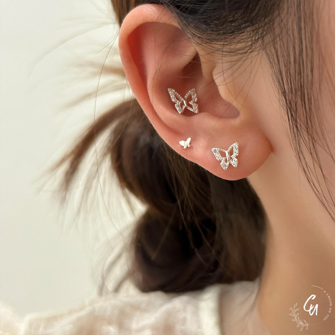 【10/10(木)〜再入荷】Butterfly Zircon Pierce