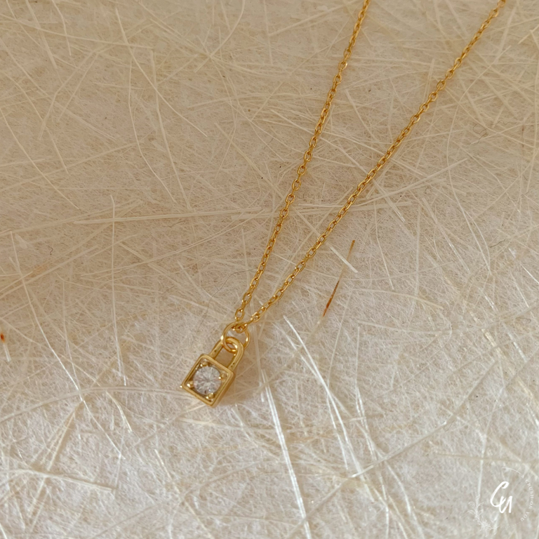 Mini Lock Necklace