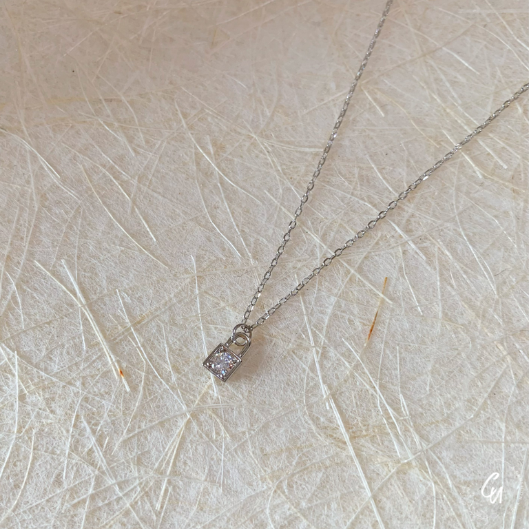 Mini Lock Necklace