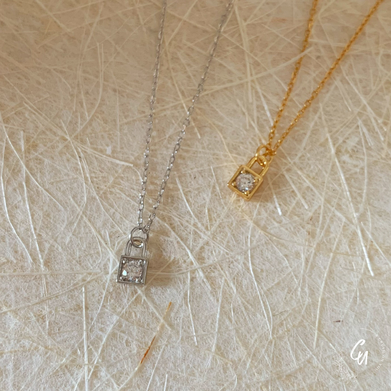 Mini Lock Necklace