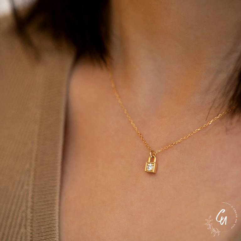 Mini Lock Necklace