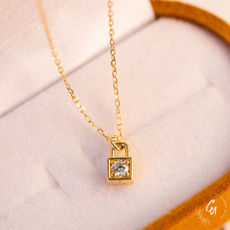 Mini Lock Necklace