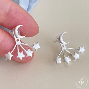 【10/15(月)〜NEW】Moon Stars 2way Pierce