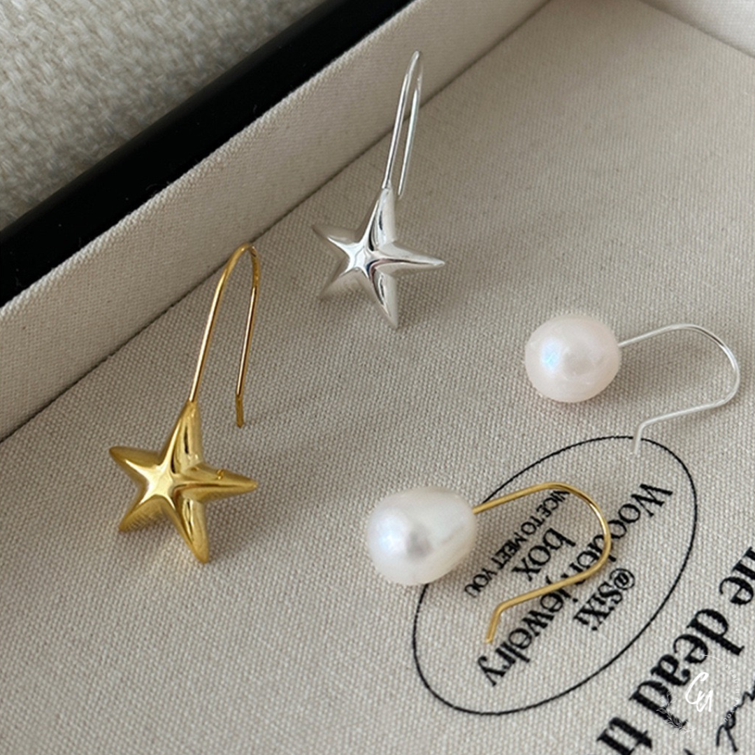 [6/5 (Wed) - Restock] Pearl Star Pierce