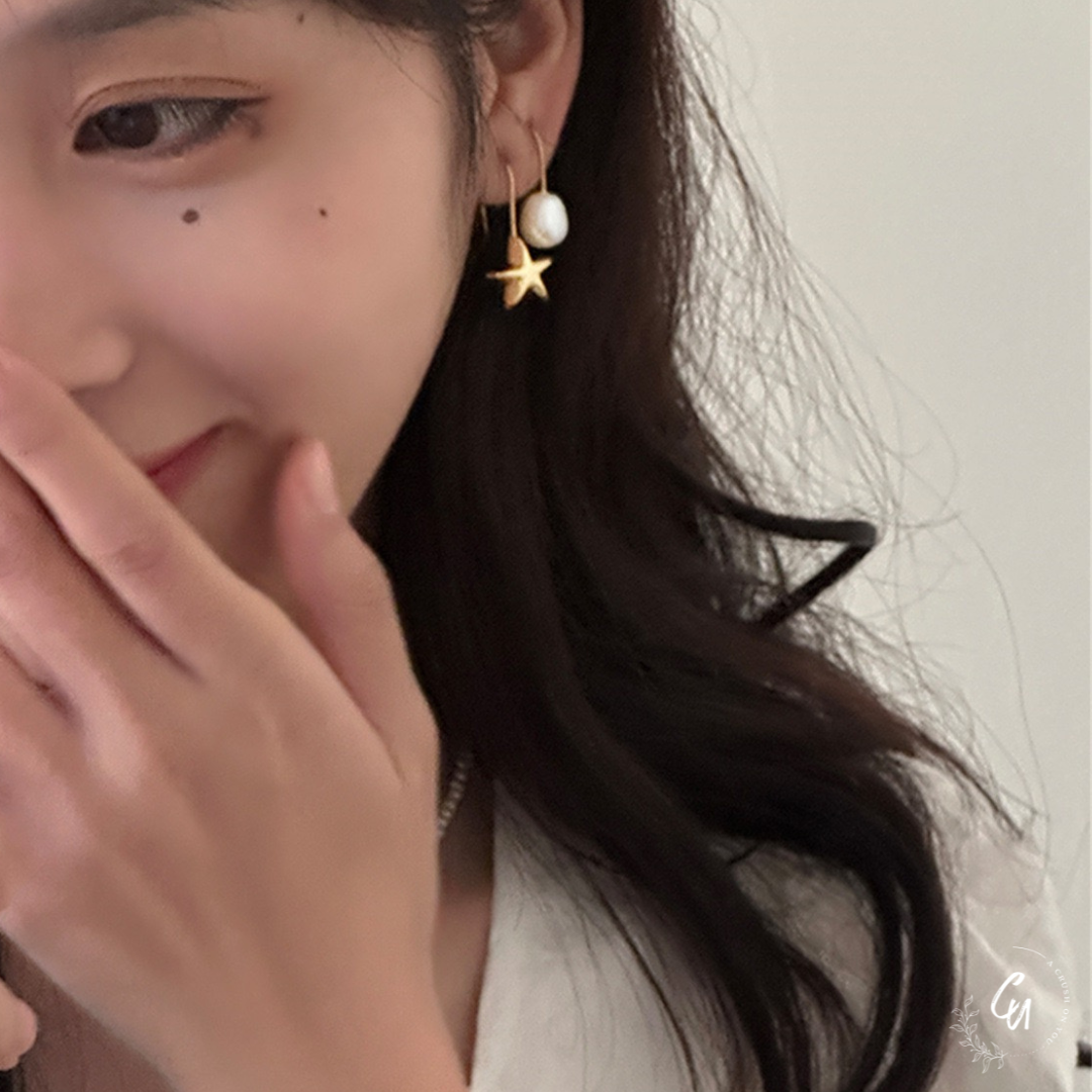 [6/5 (Wed) - Restock] Pearl Star Pierce