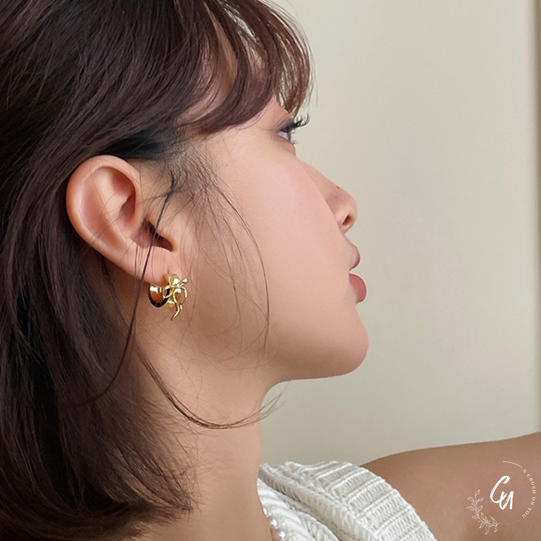 【7/26(金)〜NEW】Ribbon Hoop Pierce