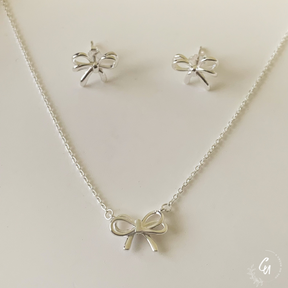 【セット】Ribbon Pierce&Necklace