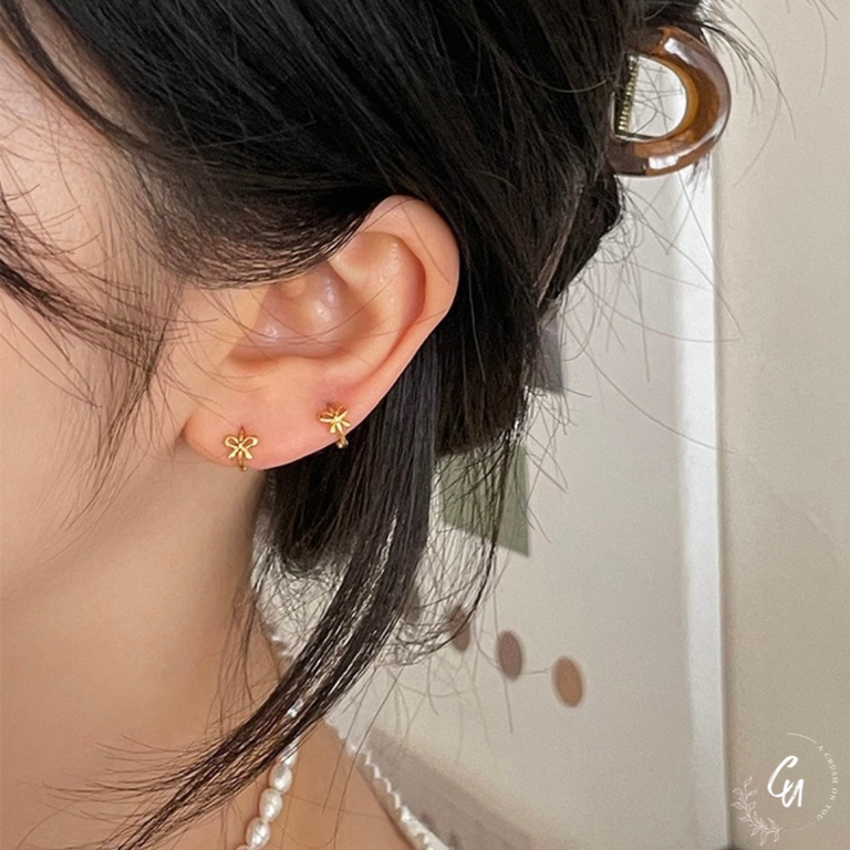 【8/26(火)〜再入荷】Ribbon Ring Pierce