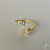 Rose Zircon Ring