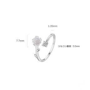 Rose Zircon Ring