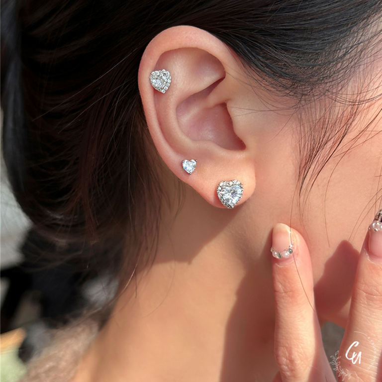 【7/22(火)〜再入荷】Shinny Heart Pierce