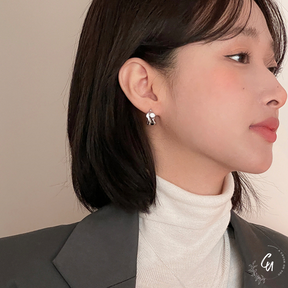 [7/26 (Fri) ~ NEW] Wave Zircon Hoop Pierce