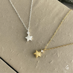 【2/3(月)〜NEW】Zircon Star Necklace