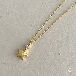 【2/3(月)〜NEW】Zircon Star Necklace